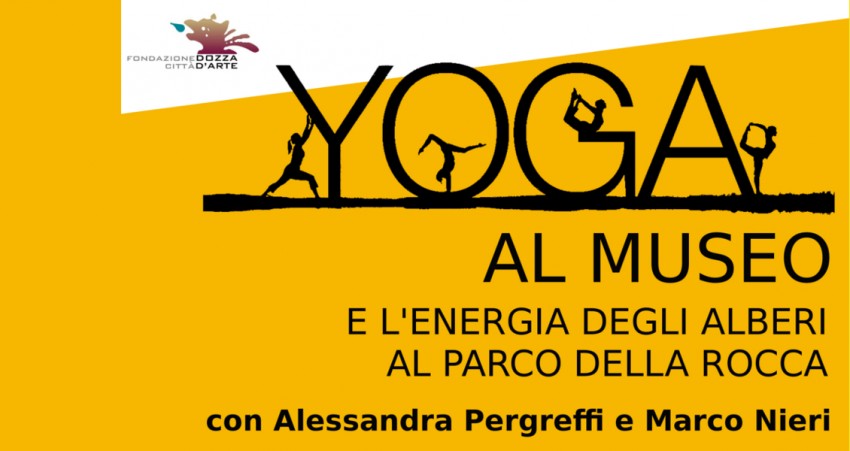 Yoga al Museo e l'Energia degli alberi nel parco della Rocca