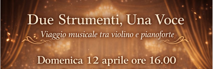 DUE STRUMENTI, UNA VOCE 