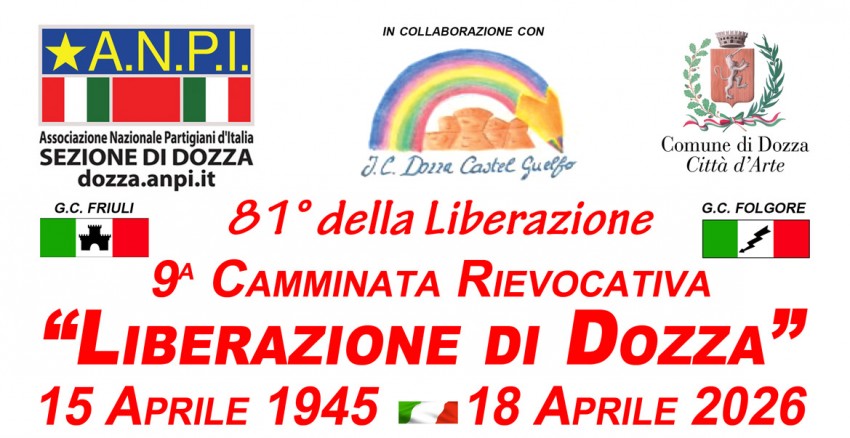 9° CAMMINATA RIEVOCATIVA "LIBERAZIONE DI DOZZA"